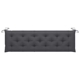Garden Bench Cushion Anthracite 70.9x19.7"x2.8" Fabric"