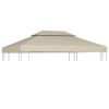 Gazebo Cover Canopy Replacement 9.14 oz/ydÃ‚Â² Beige 10'x13'