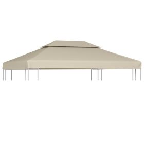 Gazebo Cover Canopy Replacement 9.14 oz/ydÃ‚Â² Beige 10'x13'