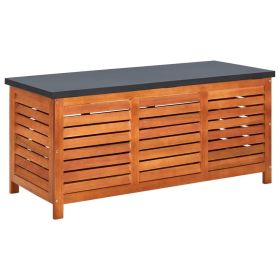 Garden Storage Box 46.1"x19.7"x21.7" Solid Eucalyptus Wood