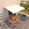 Automatic Retractable Awning Cream