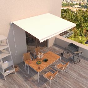 Automatic Retractable Awning Cream
