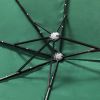 Luno 13'*6.5' Solar Light Market Umbrella