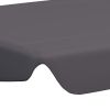 Replacement Canopy for Garden Swing Anthracite 89"x73.2" 270 g/m2