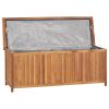 Garden Storage Box 59.1"x19.7"x22.8" Solid Teak Wood