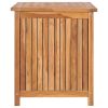 Garden Storage Box 23.6"x19.7"x22.8" Solid Teak Wood