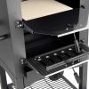 Outdoor pizza oven with wheels