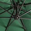 Outdoor Patio 13'*6.5' Rectangular Market Umbrella,Shade-providing Fixture with Crank Lift