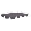 Replacement Canopy for Garden Swing Anthracite 89"x73.2" 270 g/m2