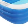 Free shipping 120" x 72" x 22" Inflatable Swimming Pool - Wall Thickness 0.4mm BlueYJ