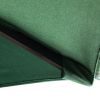 Outdoor Patio 13'*6.5' Rectangular Market Umbrella,Shade-providing Fixture with Crank Lift