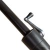 Outdoor Patio 13'*6.5' Rectangular Market Umbrella,Shade-providing Fixture with Crank Lift