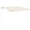 Automatic Retractable Awning Cream