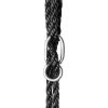 40 Inch Spider Web Round Rope Swing with Adjustable Ropes and 2 Carabiners XH