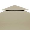 Gazebo Cover Canopy Replacement 9.14 oz/ydÃ‚Â² Beige 10'x13'