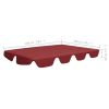 Replacement Canopy for Garden Swing Wine Red 89"x73.2" 270 g/m2
