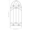 Plant Climbing Racks 3 pcs Black 15.7"x39.4" Iron