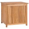 Garden Storage Box 23.6"x19.7"x22.8" Solid Teak Wood