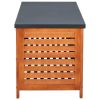 Garden Storage Box 46.1"x19.7"x21.7" Solid Eucalyptus Wood