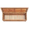 Garden Storage Box 59.1"x19.7"x22.8" Solid Teak Wood
