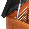 Garden Storage Box 46.1"x19.7"x21.7" Solid Eucalyptus Wood