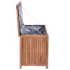 Garden Storage Box 47.2"x19.7"x22.8" Solid Teak Wood