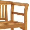 Patio Bench 44.8" Solid Acacia Wood
