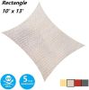 10' x 13' Rectangular Sun Shade Sail UV Block Canopy for Outdoor,Sand