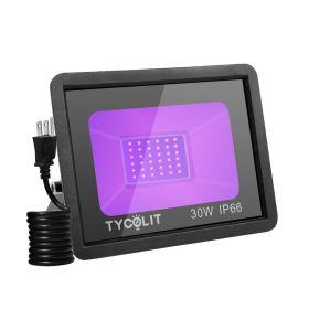 Garden Lawn Outdoor Party Purple Light LED UV Dark Night Flood Light (Light Color: Purple)