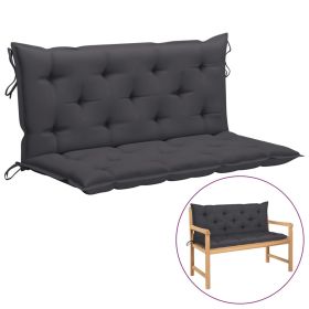 Backyard Patio Fabric Cushion for Swing Chair And Length Chairs (Color: Anthracite)