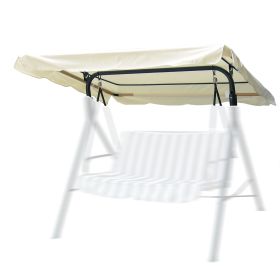 65"x47" Swing Canopy Cover Replacement UV 30+ Water Resistance Outdoor Garden (Warehouse: LA01)