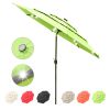 11Ft 3-Tiers 40LEDS Patio Umbrella Fruit Green