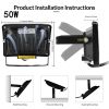 Garden Lawn Outdoor Party Purple Light LED UV Dark Night Flood Light