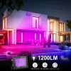 Garden Lawn Outdoor Party Purple Light LED UV Dark Night Flood Light