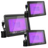 Garden Lawn Outdoor Party Purple Light LED UV Dark Night Flood Light