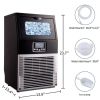 Commercial Home Standing Ice Maker With Ice Scoop And LED Display 66LBS/24H