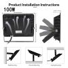 Garden Lawn Outdoor Party Purple Light LED UV Dark Night Flood Light
