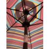 Outdoor Patio 8.6-Feet Market Table Umbrella with Push Button Tilt and Crank[Umbrella Base is not Included]